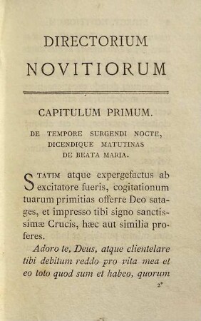 Directorium Novitiorum Ordinis Cartusiensis