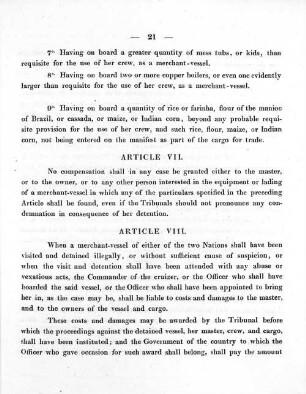 Article VIII.