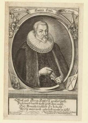 Hanns (Johann) Eyßer (Eiser);. geb. 1565; gest. 1638