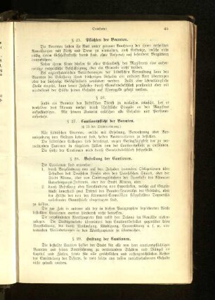 § 29. Haftung der Cautionen.