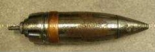 4,5 cm - Panzergranate mit Bodenzünder und ballistischer Haube (Übungsgeschoss)