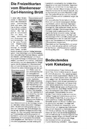 Die Freizeitkarten vom Blankeneser Carl-Henning Brütt