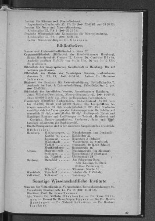 Sonstige Wissenschaftliche Institute
