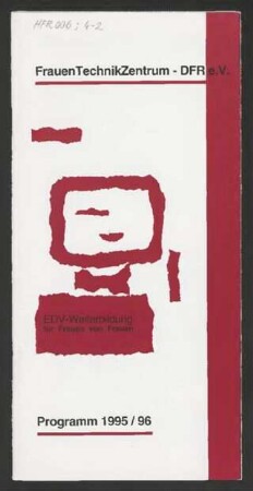 Programmflyer des FrauenTechnikZentrum Hamburg: Programm 1995/96