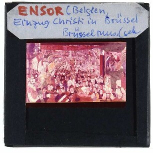 Ensor, Der Einzug Christi in Brüssel in 1889