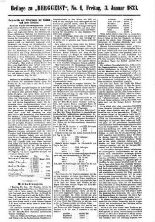 Der Berggeist : Zeitung für Berg-, Hüttenwesen u. Industrie, 18. 1873