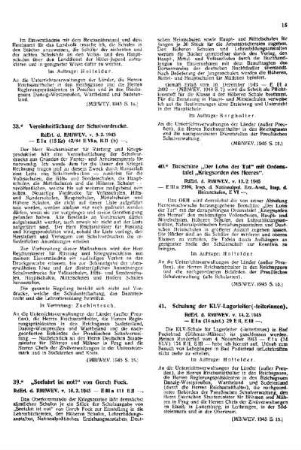 Vereinheitlichung der Schulvordrucke : [Amtliche Erlasse] ; [Amtlicher Teil]