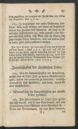 Zuverläßigkeit der christlichen Lehre