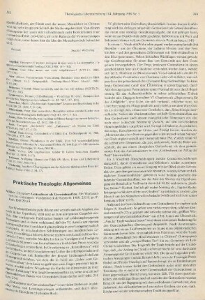 385-387 [Rezension] Möller, Christian, Gottesdienst als Gemeindeaufbau