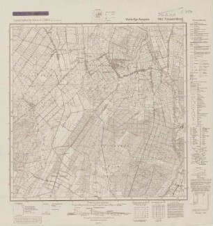 3012 (alte Nr.: 1518) Neuarenberg, Topographische Karte 1:25000 (4cm - Karte)