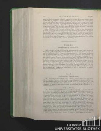 Book III. The practice of horticulture.