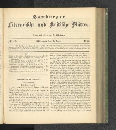 No. 45. 4. Juni 1851