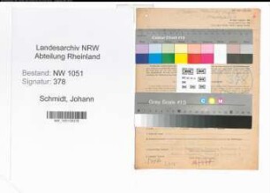 Entnazifizierung Johann Schmidt , geb. 04.06.1898 (Klempner)