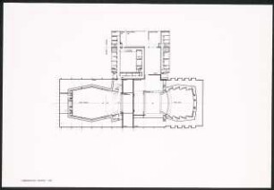 Theater- und Konzerthaus, Solingen Wettbewerb: Grundriss 1. Obergeschoss 1:200