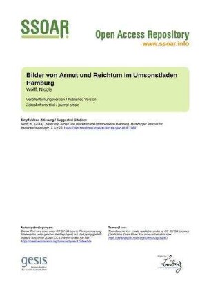 Bilder von Armut und Reichtum im Umsonstladen Hamburg