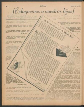 De la correspondencia de Mamá Justa
