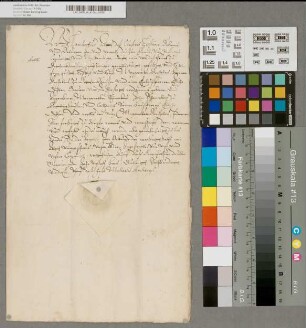 Freibrief des Abts Lambert von Liesborn.