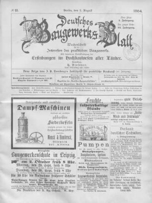44. Jahrgang. Nr. 31.