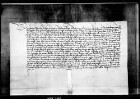 Bischof Friedrich von Augsburg verspricht dem Herzog Eberhard II. für die Dauer der Bundserstreckung Hilfe in Fehden und schiedsrichtlichen Austrag von Streitigkeiten zwischen ihnen beiden.