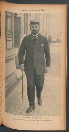 Señor Alfonso Dunant, Ministro de Suiza, elevado de residente á plenipotenciario - [Retrato] : Transeúntes conocidos
