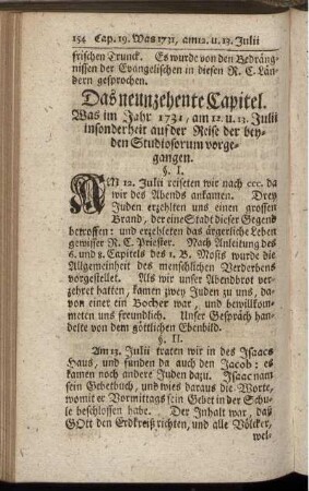 Das neunzehente Capitel – Das zwanzigste Capitel