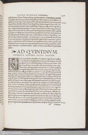 Ad Quirinum