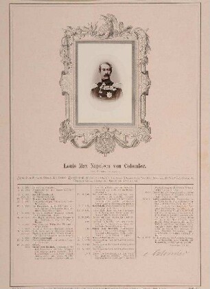 Bildnis von Louis von Colomier (1809 (1810?)-1886 )