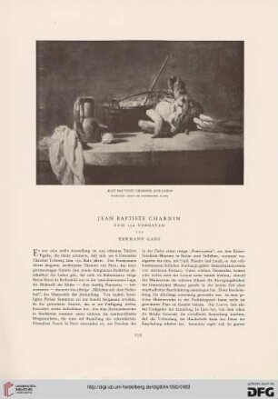 Jean Baptiste Chardin: zum 150. Todestag