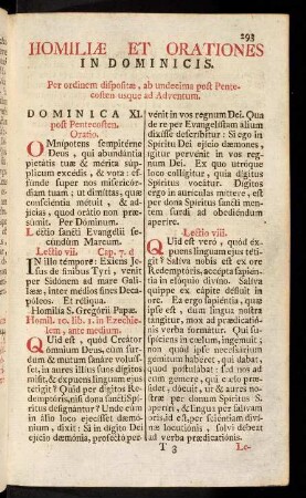 293-313, Dominica xii. ...-...ultima post Pentecosten.