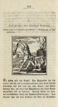 V. Holzplatte des fünften Gebot