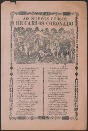 Los nuevos versos de Carlos Coronado