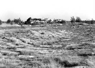 Ehemaliger Truppenübungplatz Königsbrück. Köngisbrücker Heide, gesprenkter Bunker
