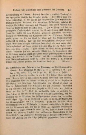 407-408 [Rezension] Umberg, Johann Baptist, Die Schriftlehre vom Sakrament der Firmung