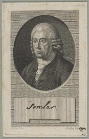 Bildnis des Johann Salomo Semler