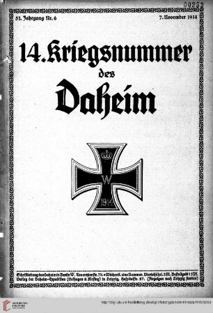 Hefte 6-9, November 1914