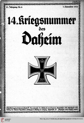 Hefte 6-9, November 1914