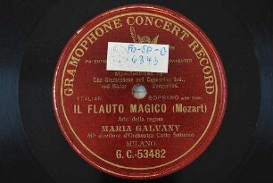 Il flauto magico : Aria della regina / (Mozart)