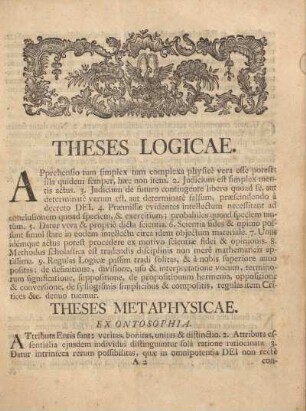 Theses logicae.