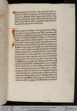 Jacobus de Teramo, Belial, deutsch, [Augsburg: Johann Bämler, um 1476][GW M11062]