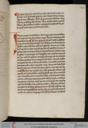 Jacobus de Teramo, Belial, deutsch, [Augsburg: Johann Bämler, um 1476][GW M11062]