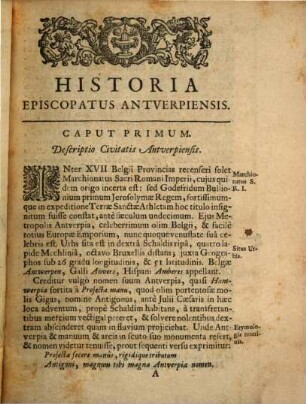 Historia Episcopatus Antverpiensis