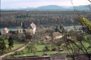 Beuggen: Deutschordensschloss Beuggen, von oben