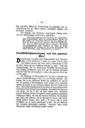 Grundstückszusammenlegung nach dem gemeinen Wert!