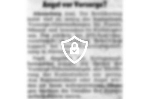 Angst vor Vorsorge?