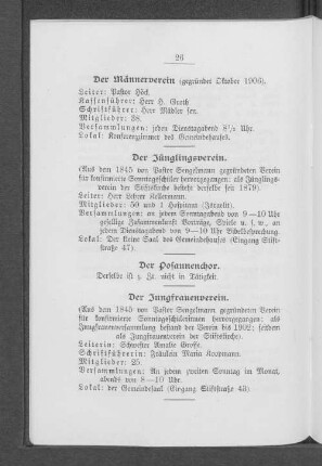 Der Männerverein.