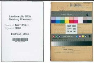 Entnazifizierung Maria Holthaus , geb. 02.09.1899 (Lehrerin)