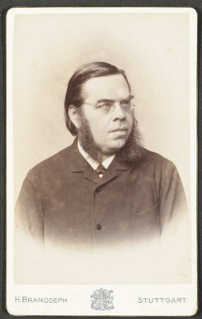 Brustbild von Theodor Kopp, Amtsdekan in Stuttgart