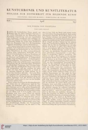 Heft 1 (April 1931)