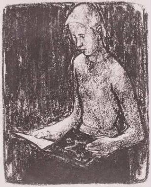 Lesendes Mädchen