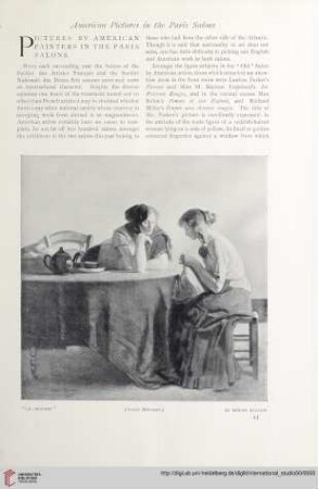 Pictures by American painters in the Paris salons